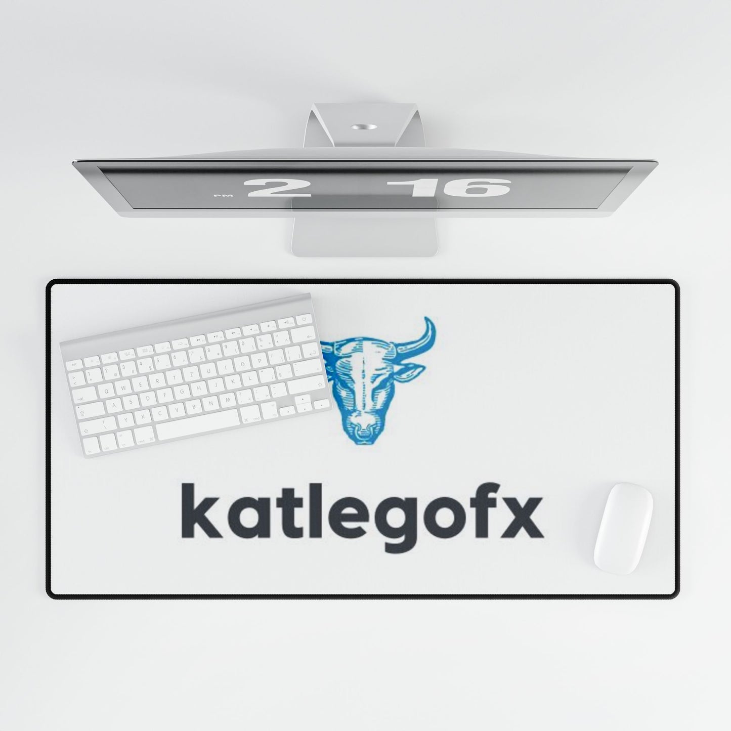 Personalized Desk Mat for Creatives, Custom Mousepad, Office Decor, Monogram Desk Accessory, Unique Gift for Professionals