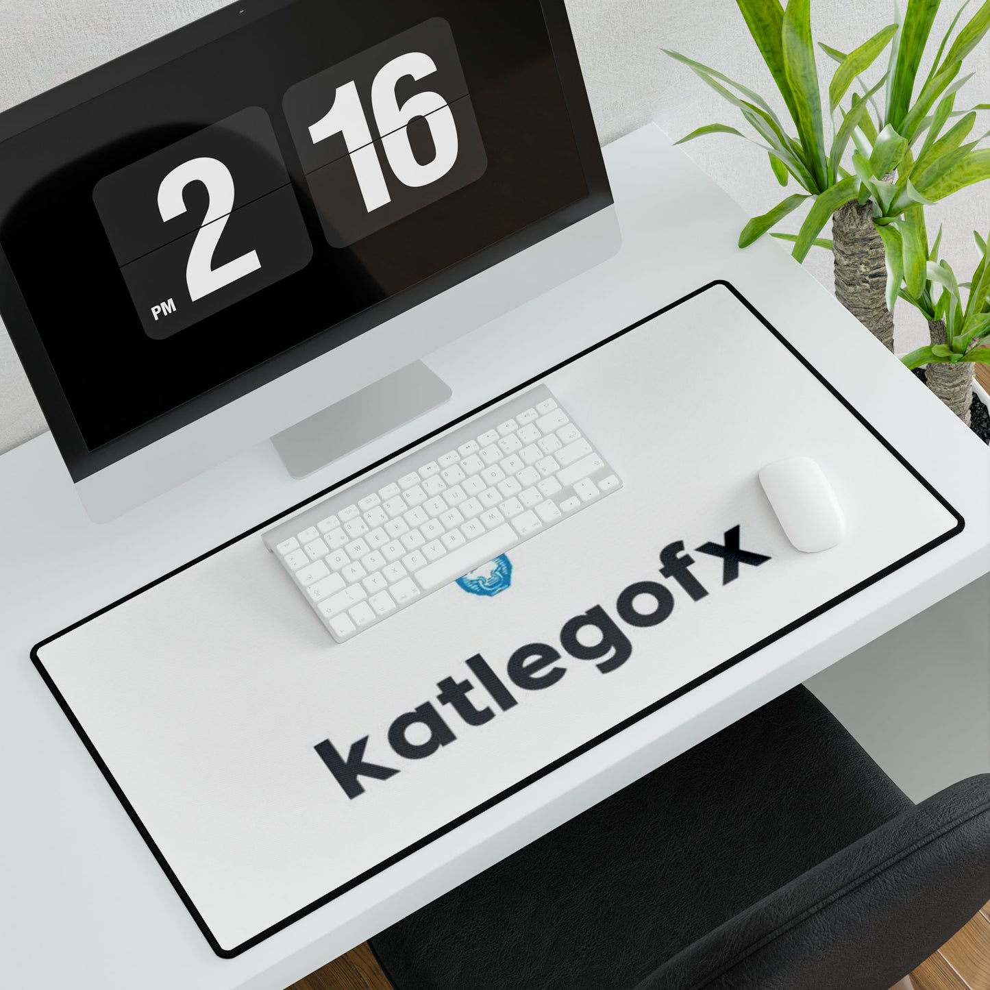 Personalized Desk Mat for Creatives, Custom Mousepad, Office Decor, Monogram Desk Accessory, Unique Gift for Professionals